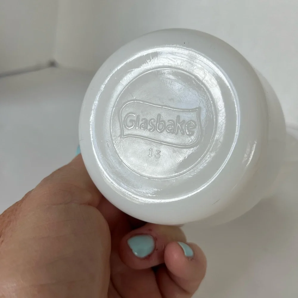 Vintage Glasbake Condiment or Custard Bowls
